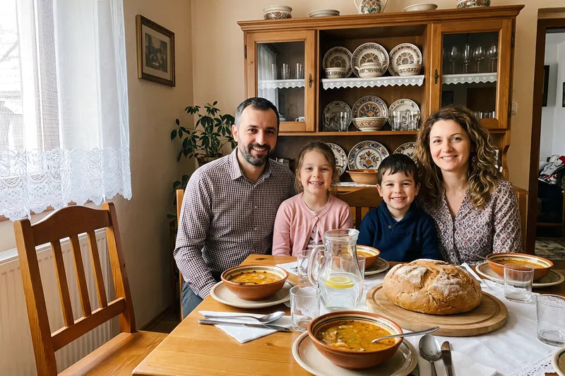 Duminica, cu bunica la masă — Înainte
